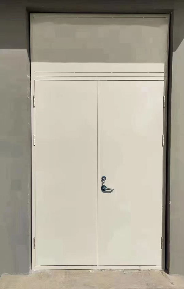 展览馆项目完成大跨度奎屯防火门安装